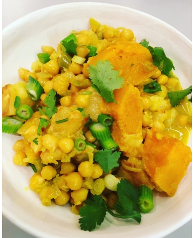 Chickpea & Pineapple Curry 